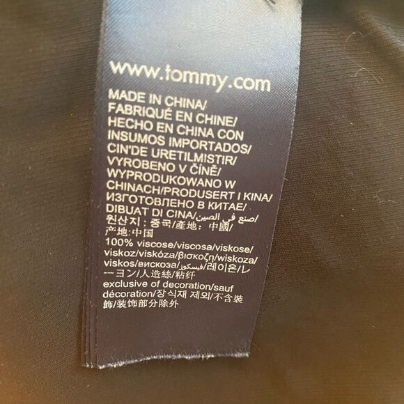 Hilfiger Green Plaid Pajama Top Size 40 - Picture 7 of 8